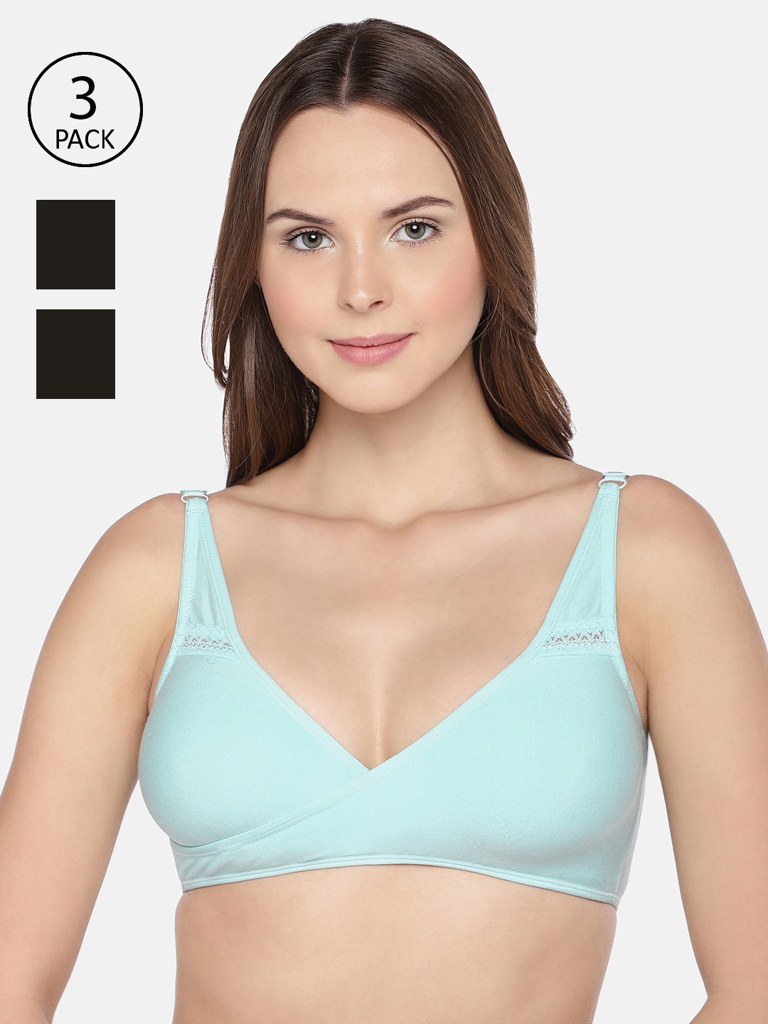 Inner Sense Black & Blue Solid Organic Antimicrobial Maternity Bra Pack of 3 IMB007G_7G_7C
Inner Sense Black & Blue Solid Organic Antimicrobial Maternity Bra Pack of 3 IMB007G_7G_7C