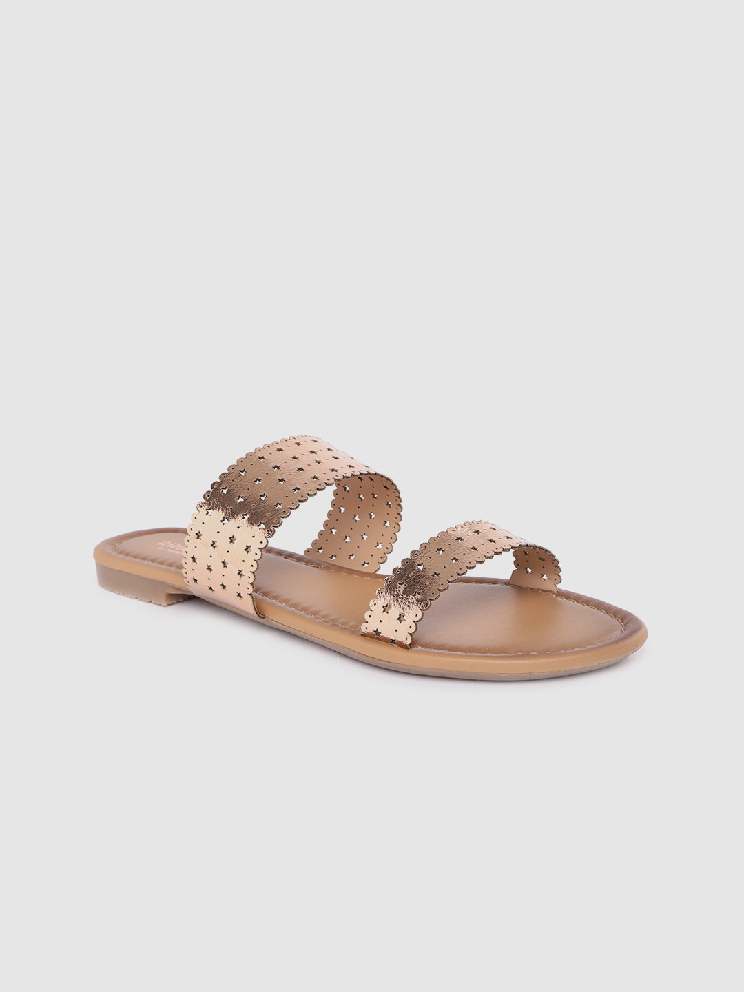 Anouk Women Gold-Toned Laser Cuts Scalloped Open Toe Flats
Anouk Women Gold-Toned Laser Cuts Scalloped Open Toe Flats