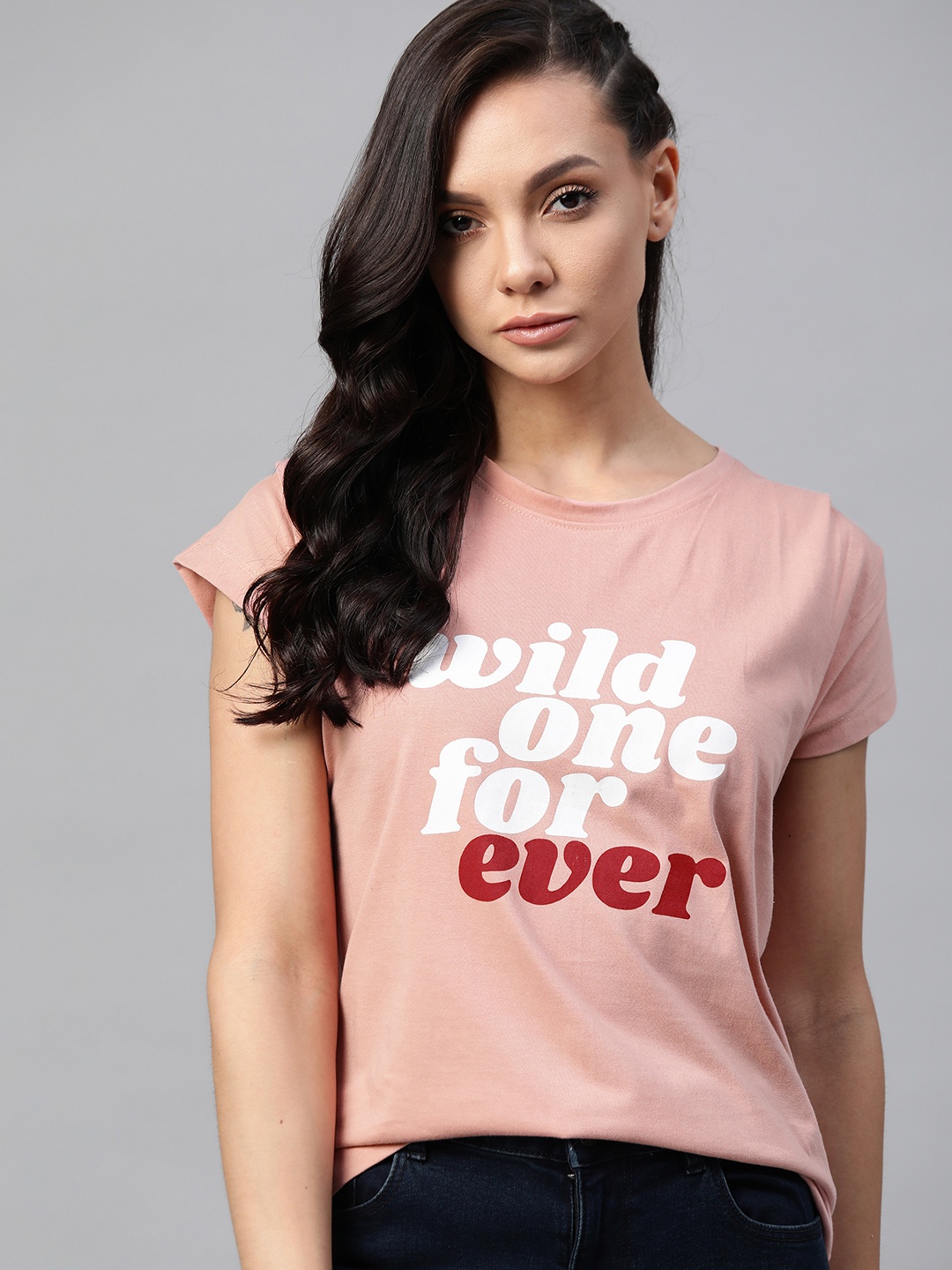 The Roadster Lifestyle Co Women Pink & White Typography Printed Extended Sleeves T-shirt
The Roadster Lifestyle Co Women Pink & White Typography Printed Extended Sleeves T-shirt