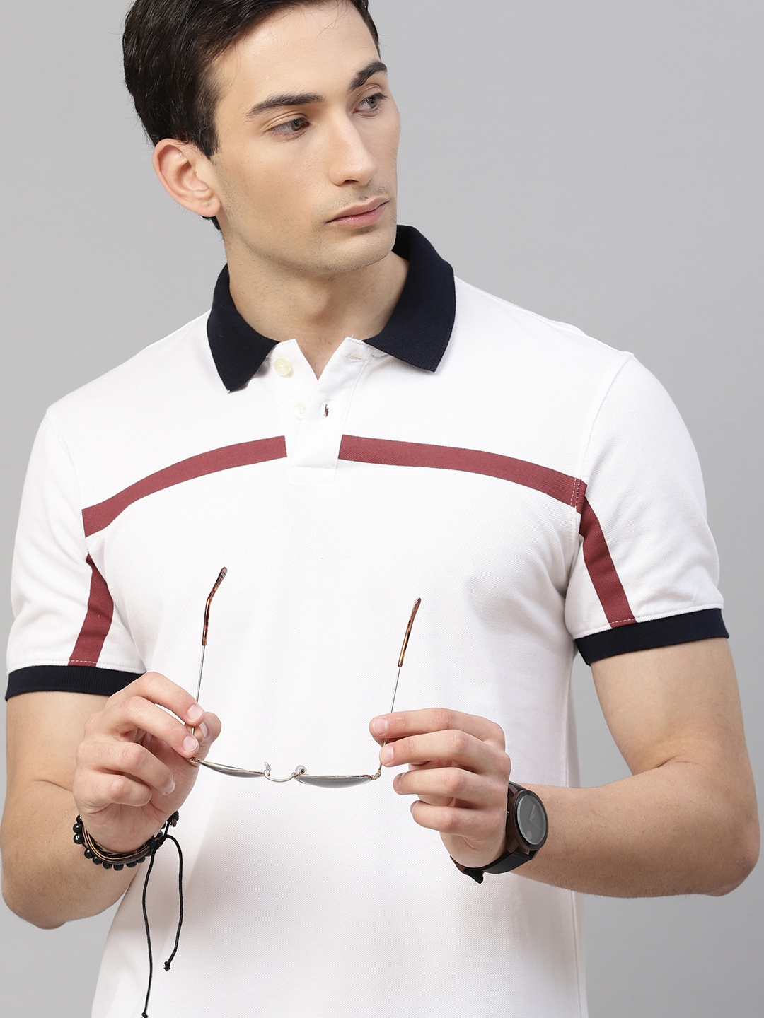 The Roadster Lifestyle Co Men White Solid Pure Cotton Polo Collar Pure Cotton T-shirt
The Roadster Lifestyle Co Men White Solid Pure Cotton Polo Collar Pure Cotton T-shirt