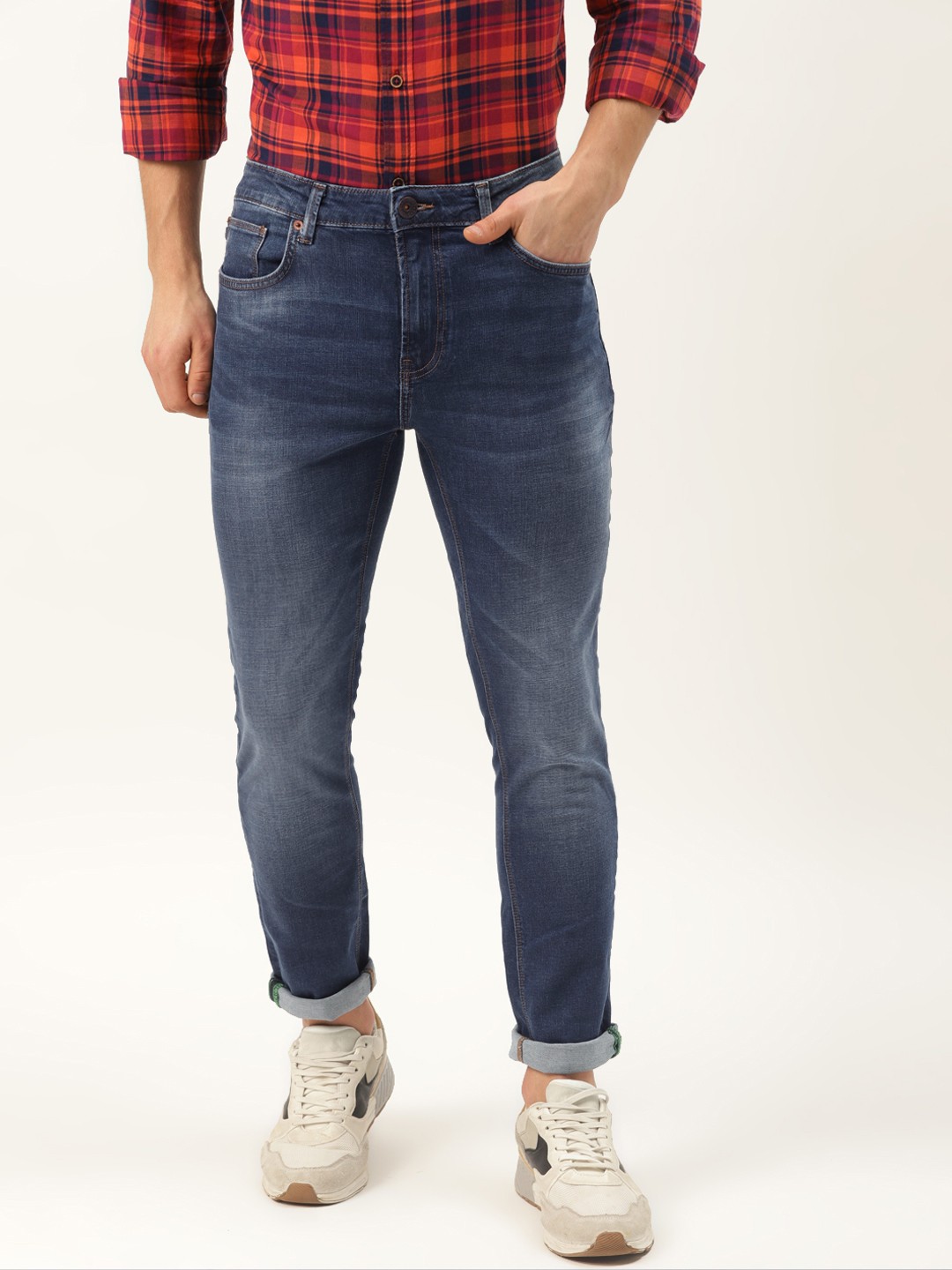 United Colors of Benetton Men Navy Blue Skinny Fit Mid-Rise Clean Look Stretchable Jeans
United Colors of Benetton Men Navy Blue Skinny Fit Mid-Rise Clean Look Stretchable Jeans