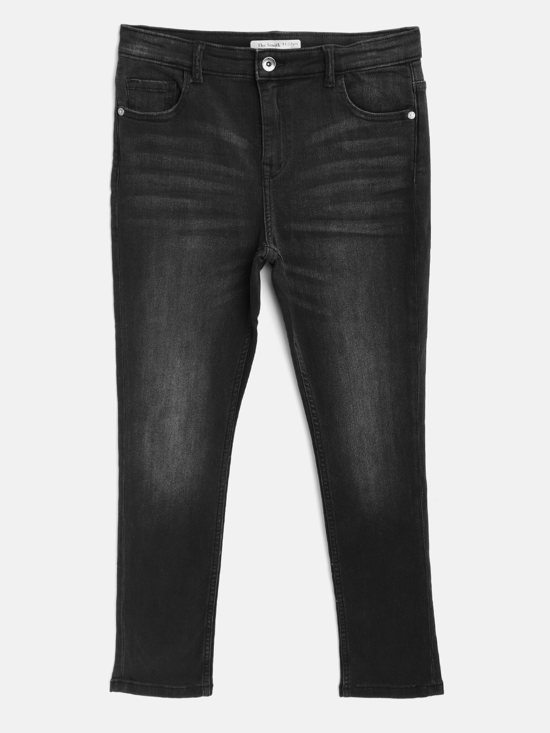 Marks & Spencer Boys Black Skinny Fit Mid-Rise Clean Look Sustainable Stretchable Jeans
Marks & Spencer Boys Black Skinny Fit Mid-Rise Clean Look Sustainable Stretchable Jeans