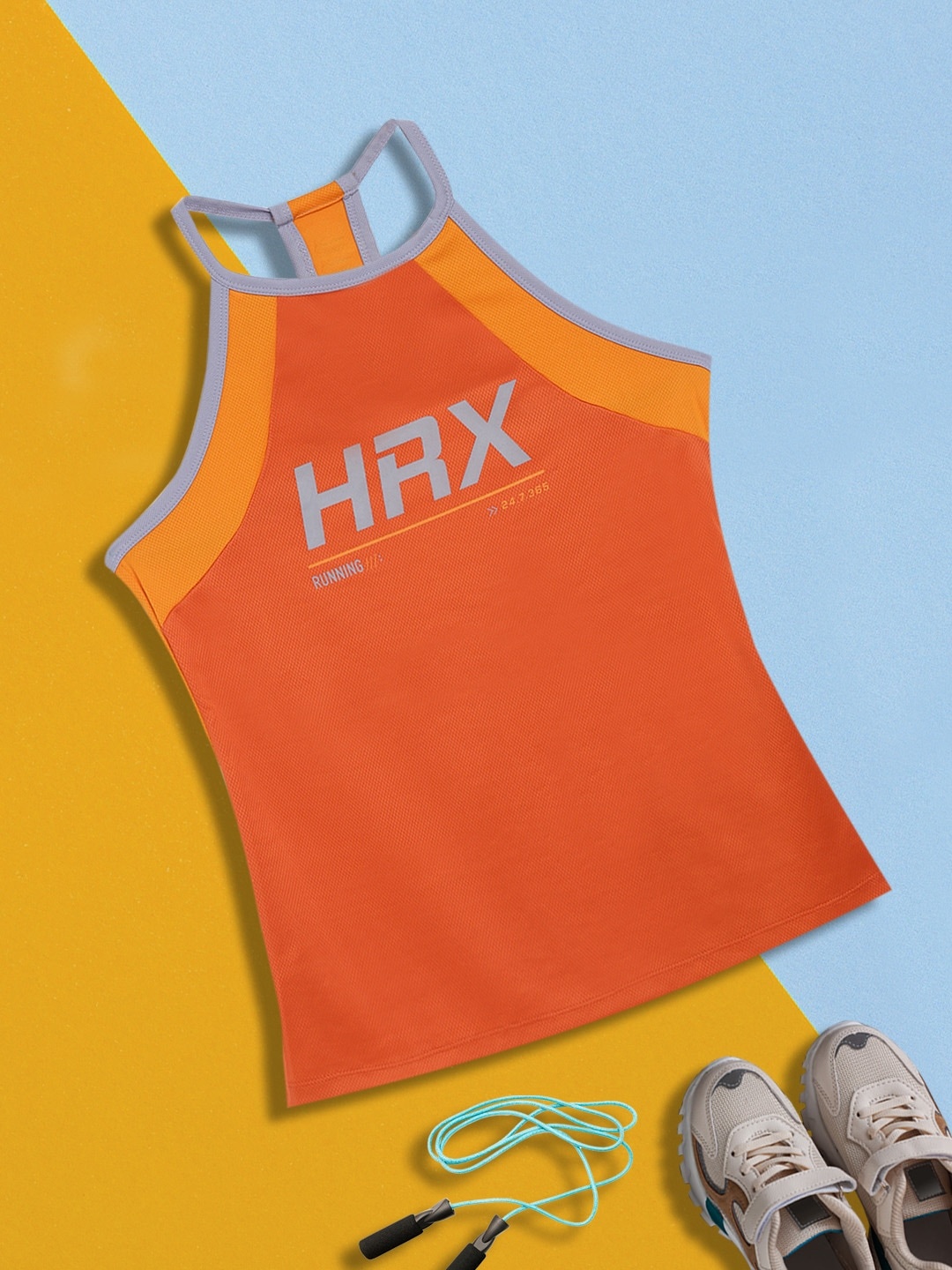 HRX By Hrithik Roshan U-17 Girls Katta Tjuta Colourblock Rapid-Dry Running T-shirt, Orange
HRX By Hrithik Roshan U-17 Girls Katta Tjuta Colourblock Rapid-Dry Running T-shirt, Orange