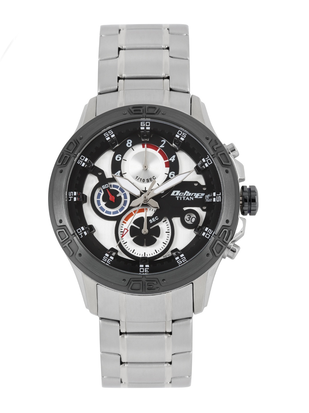 Titan Octane Men Silver Analogue watch NL90047KM01