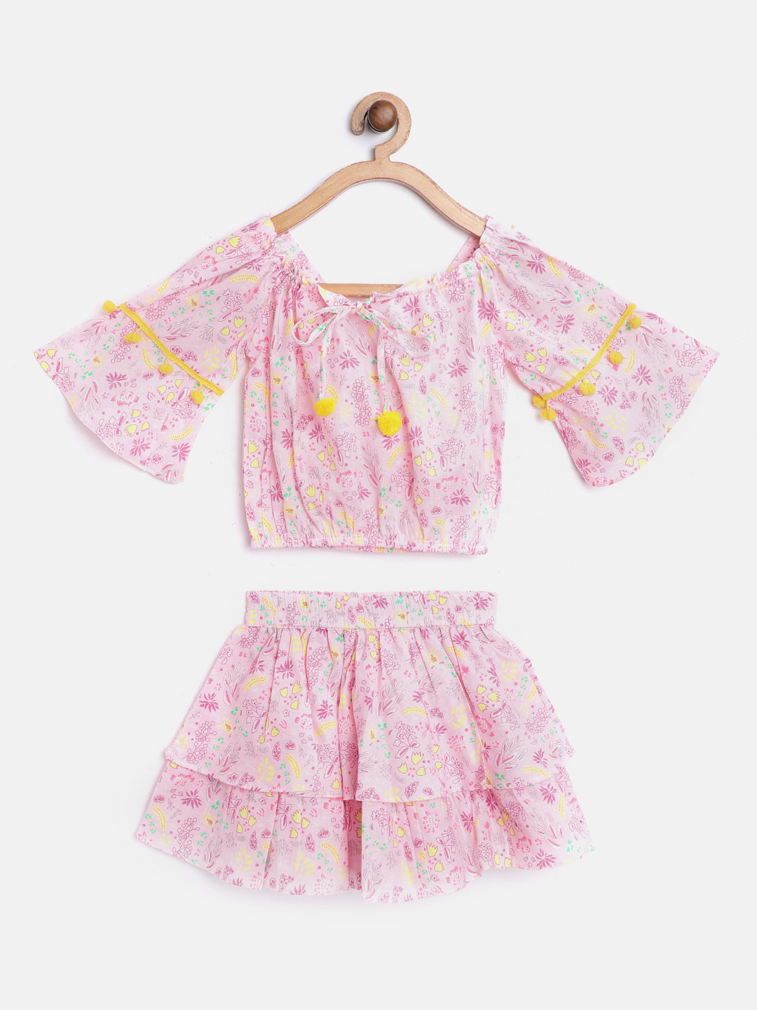 pspeaches Girls Pink & Yellow Floral Print Co-ordinate Set
pspeaches Girls Pink & Yellow Floral Print Co-ordinate Set
