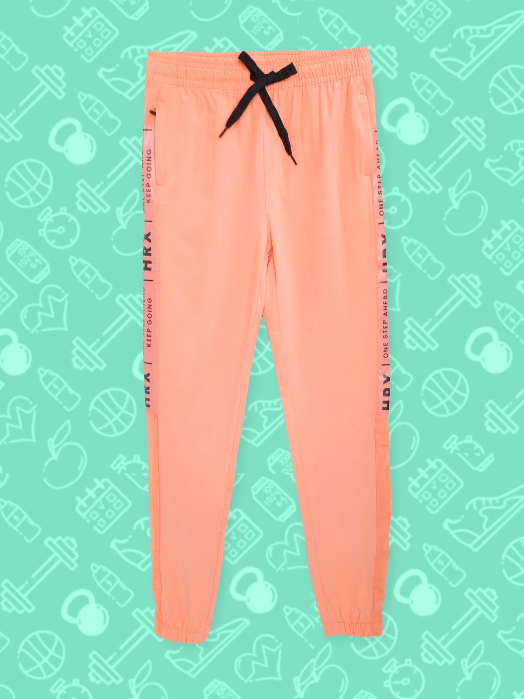 HRX by Hrithik Roshan U-17 Girls Peach Amber Regular Fit Rapid-Dry Active Track Pants
HRX by Hrithik Roshan U-17 Girls Peach Amber Regular Fit Rapid-Dry Active Track Pants