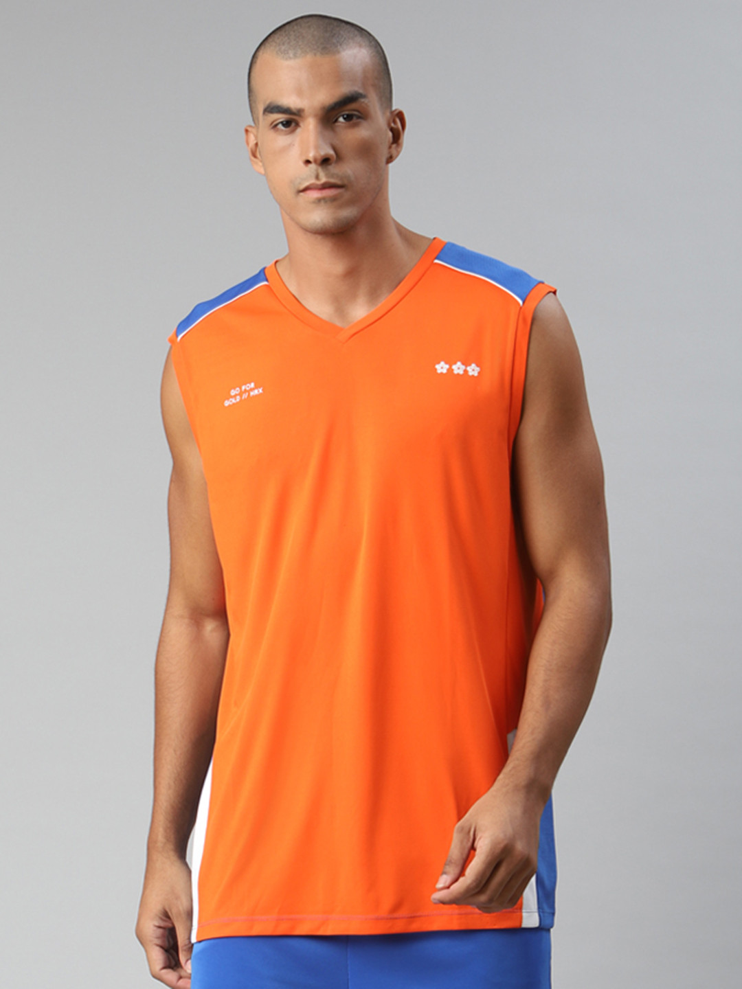 HRX By Hrithik Roshan Men Orangeade Colourblock Anti-Static Rapid-Dry Basketball T-shirt, Orange
HRX By Hrithik Roshan Men Orangeade Colourblock Anti-Static Rapid-Dry Basketball T-shirt, Orange
