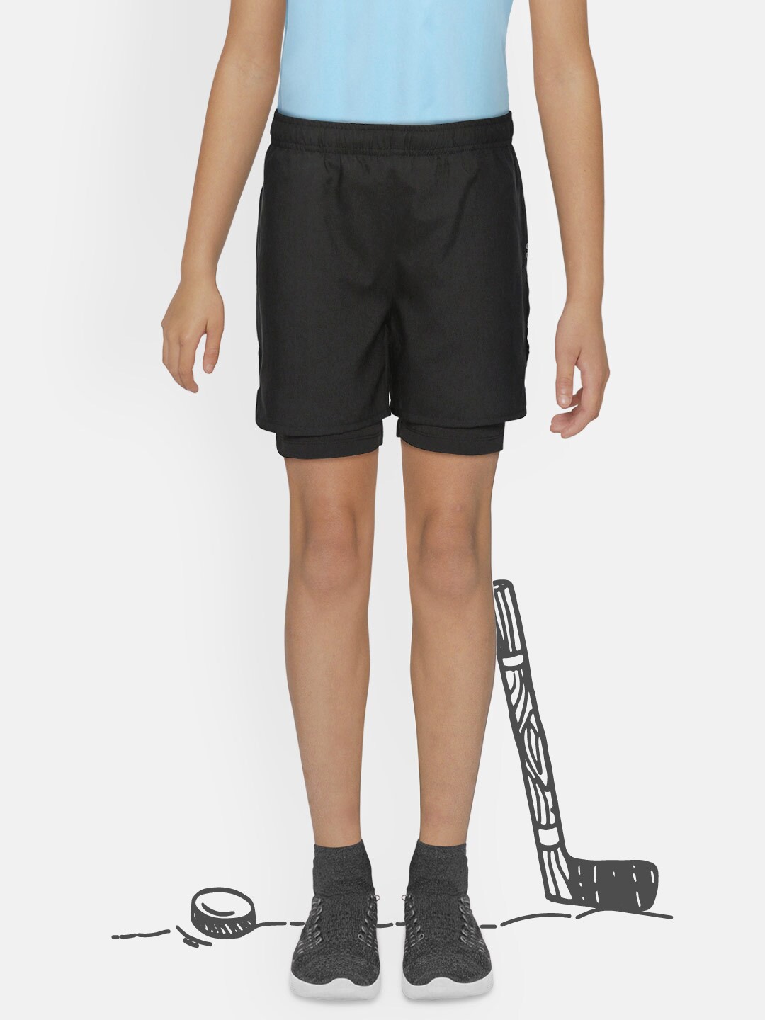 HRX by Hrithik Roshan U-17 Boys Anthracite & Black Regular Fit Rapid-Dry Active Shorts
HRX by Hrithik Roshan U-17 Boys Anthracite & Black Regular Fit Rapid-Dry Active Shorts