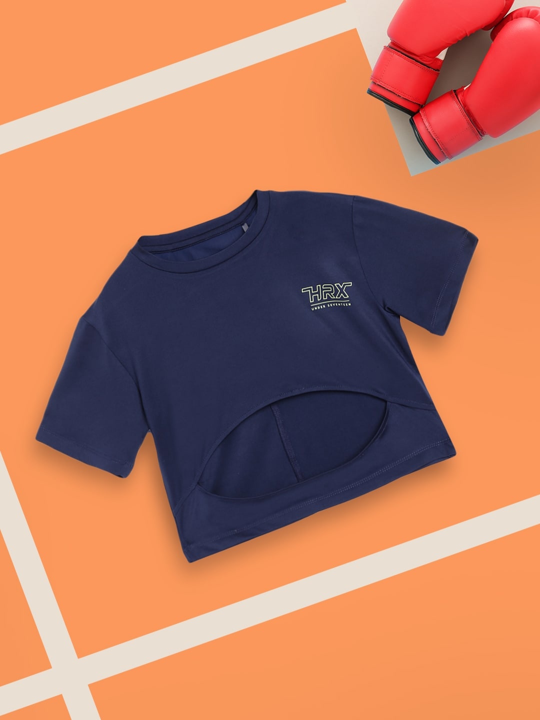 HRX By Hrithik Roshan U-17 Girls Dress Blue Solid Antimicrobial Rapid-Dry Active T-shirt, Navy blue
HRX By Hrithik Roshan U-17 Girls Dress Blue Solid Antimicrobial Rapid-Dry Active T-shirt, Navy blue