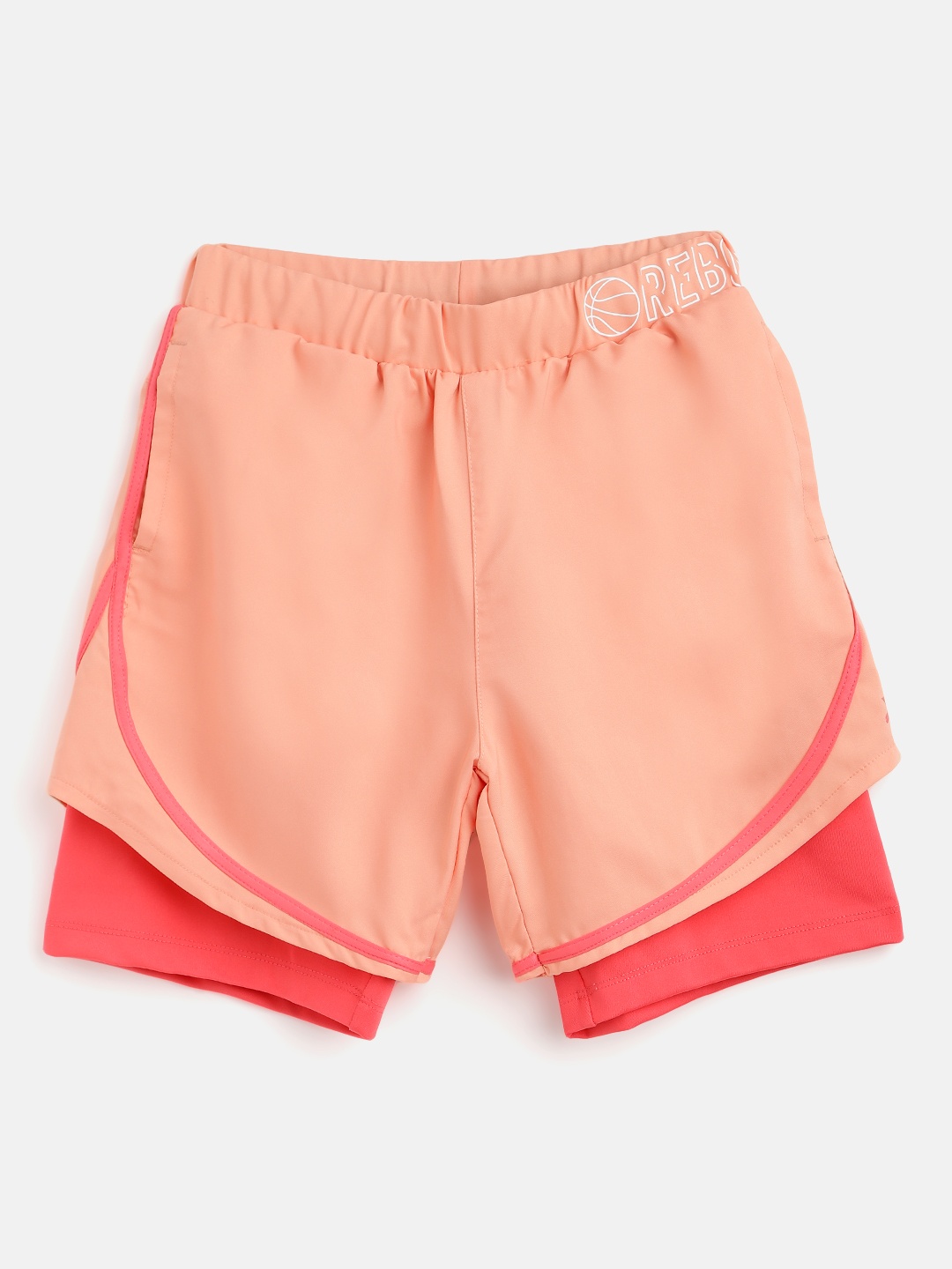 HRX By Hrithik Roshan U-17 Girls Peach Amber & Paradise Pink Rapid-Dry Active Shorts
HRX By Hrithik Roshan U-17 Girls Peach Amber & Paradise Pink Rapid-Dry Active Shorts