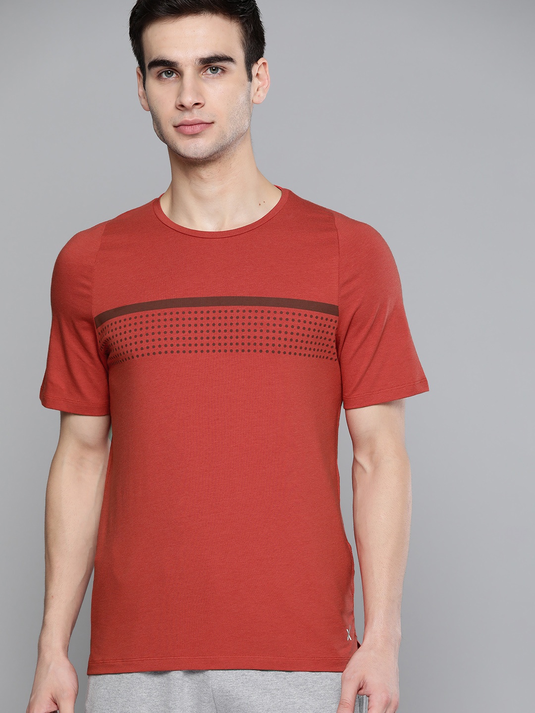 HRX By Hrithik Roshan Men Tandoor Spice Bamboo Cotton Bio-Wash Antimicrobial Yoga Tshirt, Rust
HRX By Hrithik Roshan Men Tandoor Spice Bamboo Cotton Bio-Wash Antimicrobial Yoga Tshirt, Rust