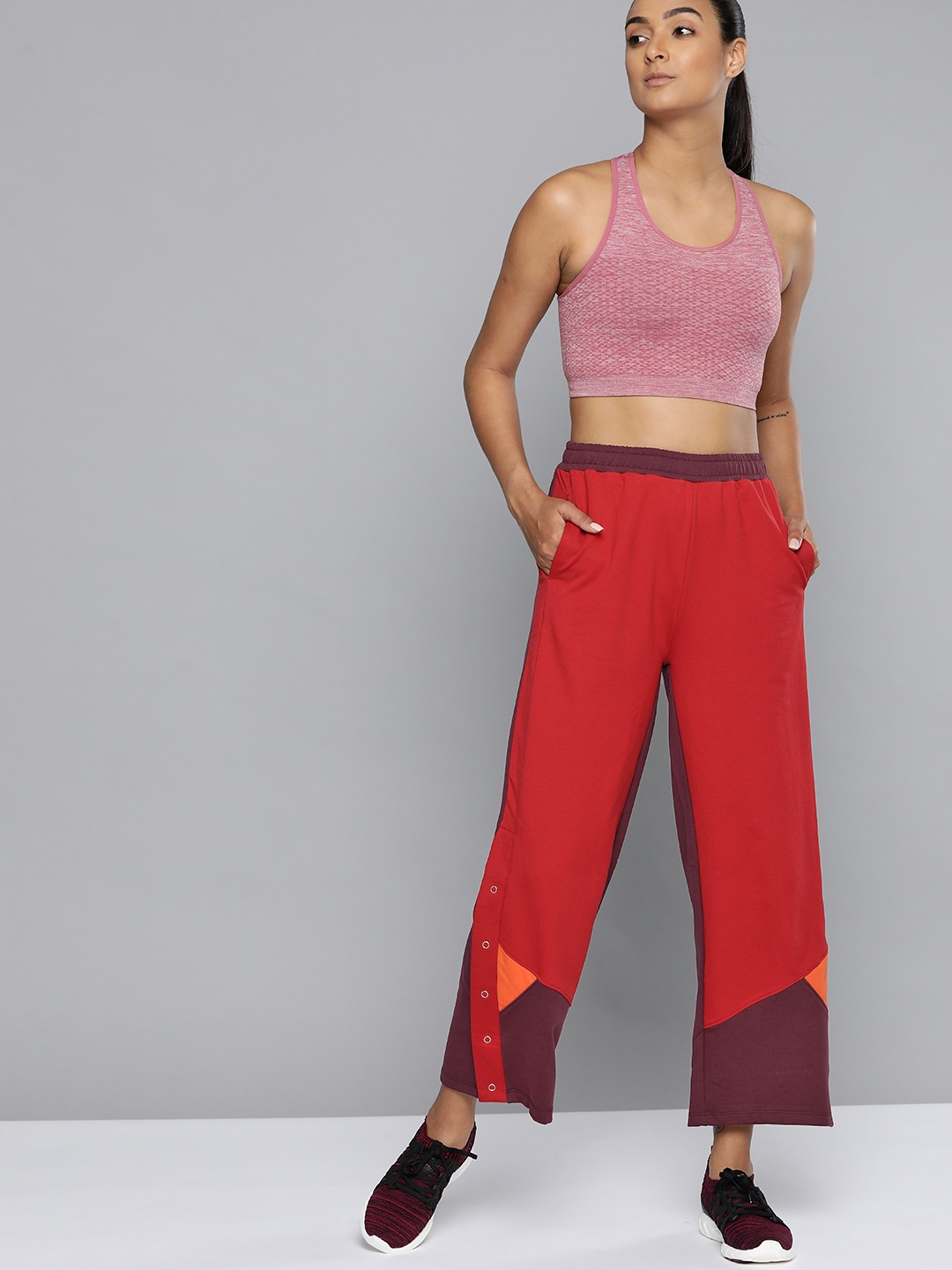 HRX By Hrithik Roshan Women Barbados Cherry & Fig Bio-Wash Lifestyle Track Pants, Red
HRX By Hrithik Roshan Women Barbados Cherry & Fig Bio-Wash Lifestyle Track Pants, Red
