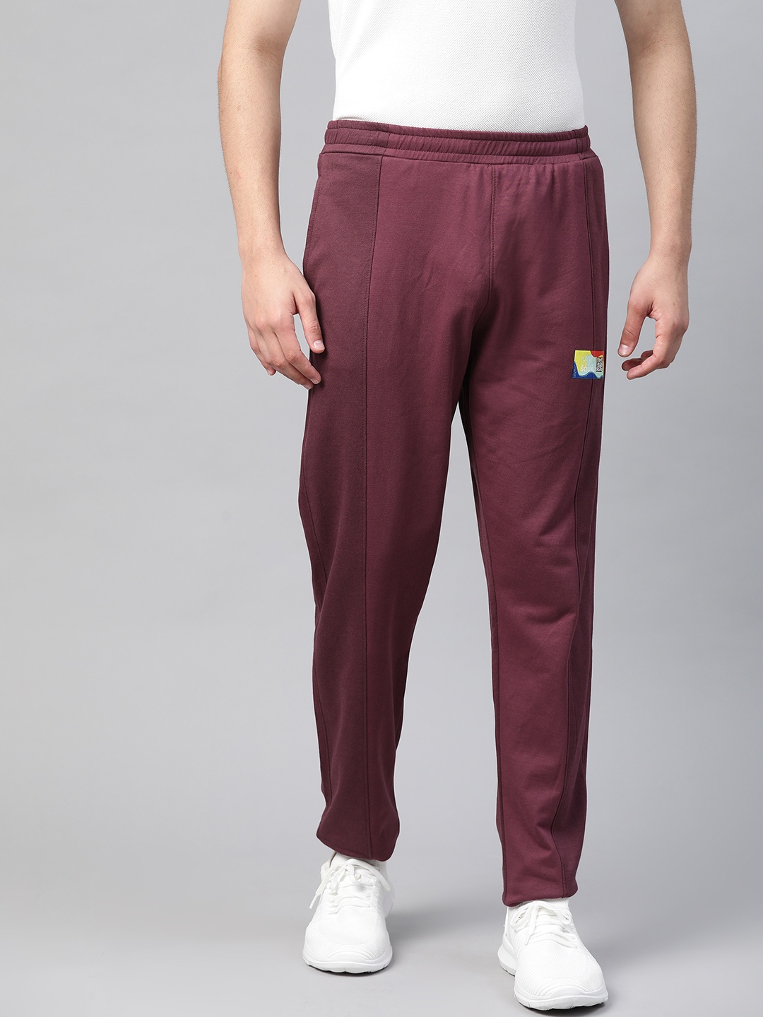 HRX By Hrithik Roshan Men Fig Solid Melange Silicone Finish Lifestyle Track Pants, Maroon
HRX By Hrithik Roshan Men Fig Solid Melange Silicone Finish Lifestyle Track Pants, Maroon
