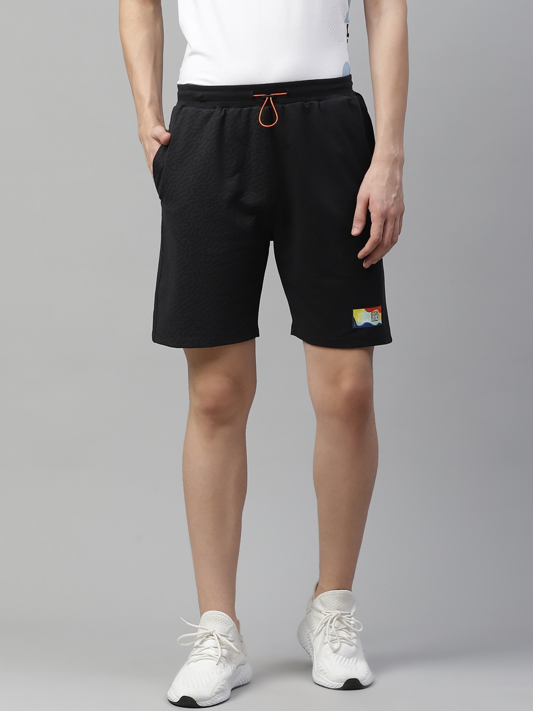 HRX By Hrithik Roshan Men Jet Black AOP Regular Fit Bio-Wash Gold Finish Lifestyle Shorts
HRX By Hrithik Roshan Men Jet Black AOP Regular Fit Bio-Wash Gold Finish Lifestyle Shorts