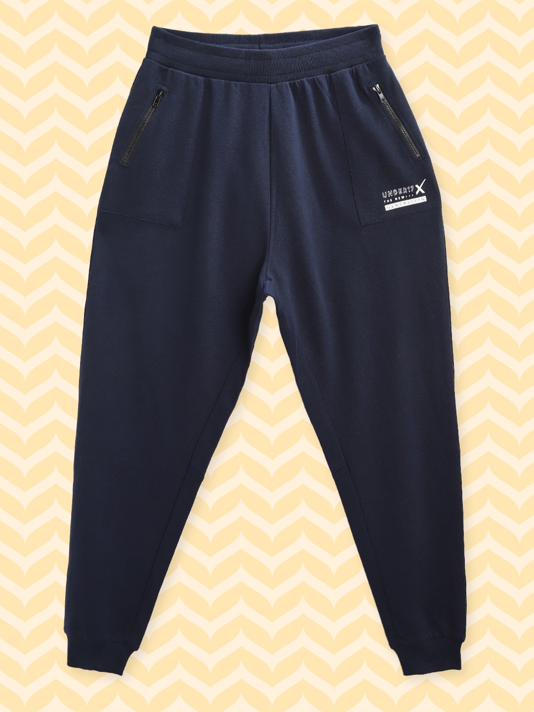 HRX By Hrithik Roshan U-17 Boys Dress Blue Solid Slim Fit Bio-Wash Lifestyle Track Pants, Navy blue
HRX By Hrithik Roshan U-17 Boys Dress Blue Solid Slim Fit Bio-Wash Lifestyle Track Pants, Navy blue