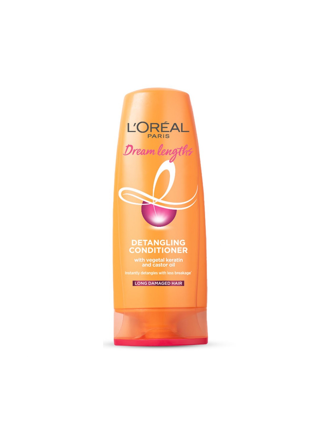 LOreal Paris Dream Lengths Detangling Conditioner with Vegetal Keratin - 180 ml, Orange
LOreal Paris Dream Lengths Detangling Conditioner with Vegetal Keratin - 180 ml, Orange