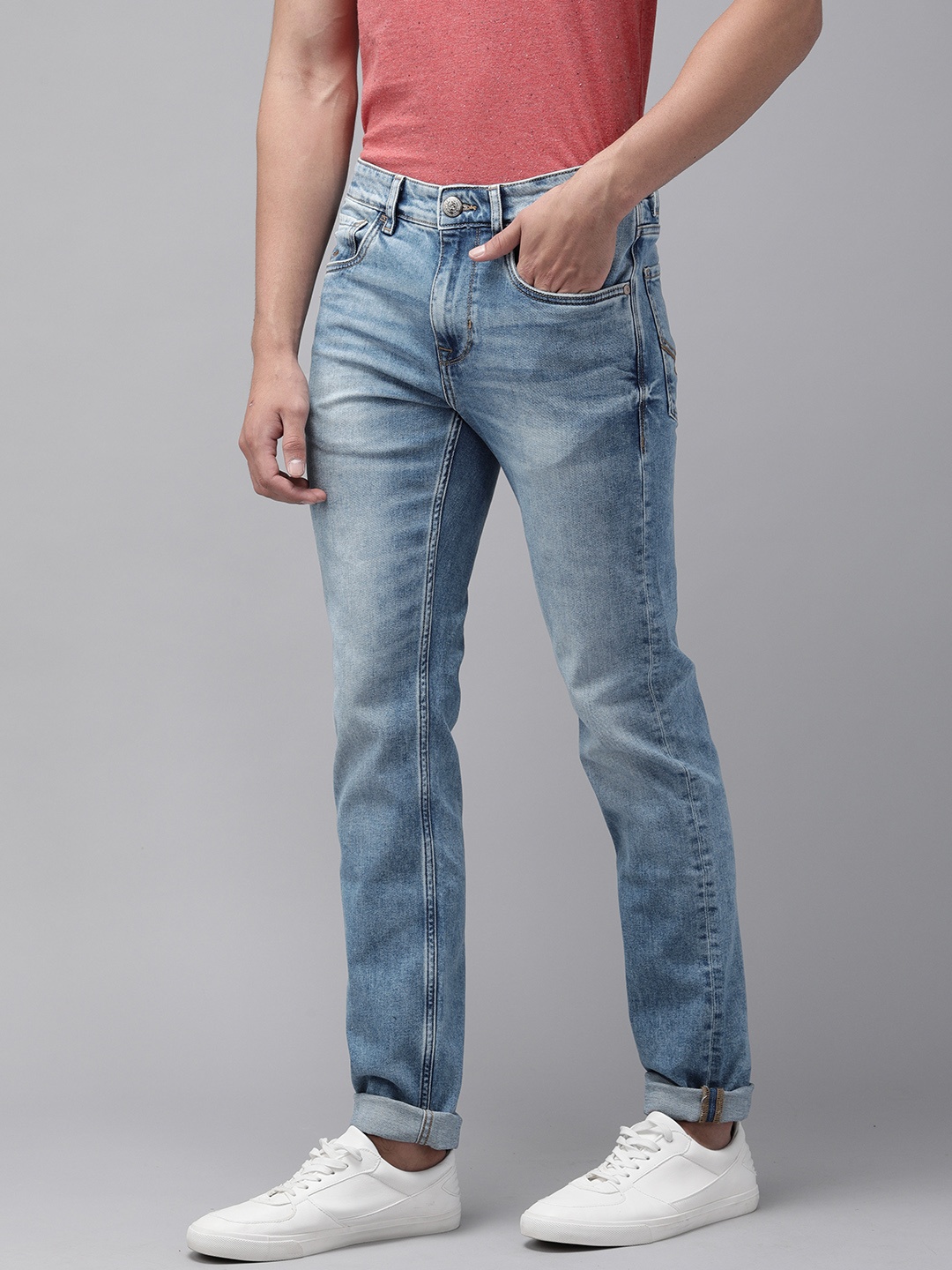 U.S. Polo Assn. Denim Co. Men Blue Washed Skinny Fit Mid-Rise Clean Look Stretchable Jeans
U.S. Polo Assn. Denim Co. Men Blue Washed Skinny Fit Mid-Rise Clean Look Stretchable Jeans