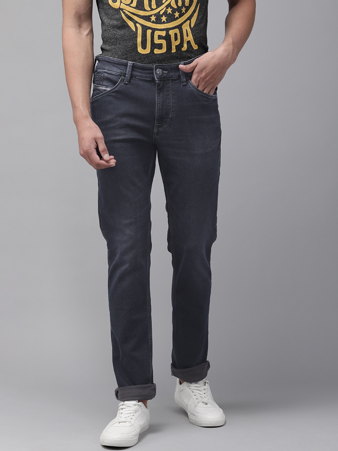 U.S. Polo Assn. Denim Co. Men Navy Blue Slim Fit Clean Look Stretchable Sustainable Jeans
U.S. Polo Assn. Denim Co. Men Navy Blue Slim Fit Clean Look Stretchable Sustainable Jeans