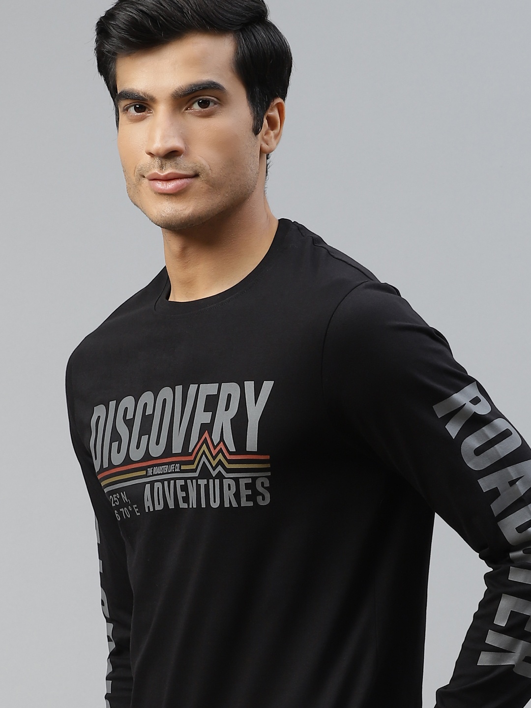 Roadster x Discovery Adventures Mens Black Graphic Pure Cotton T-shirt With Anti Microbial Finish
Roadster x Discovery Adventures Mens Black Graphic Pure Cotton T-shirt With Anti Microbial Finish