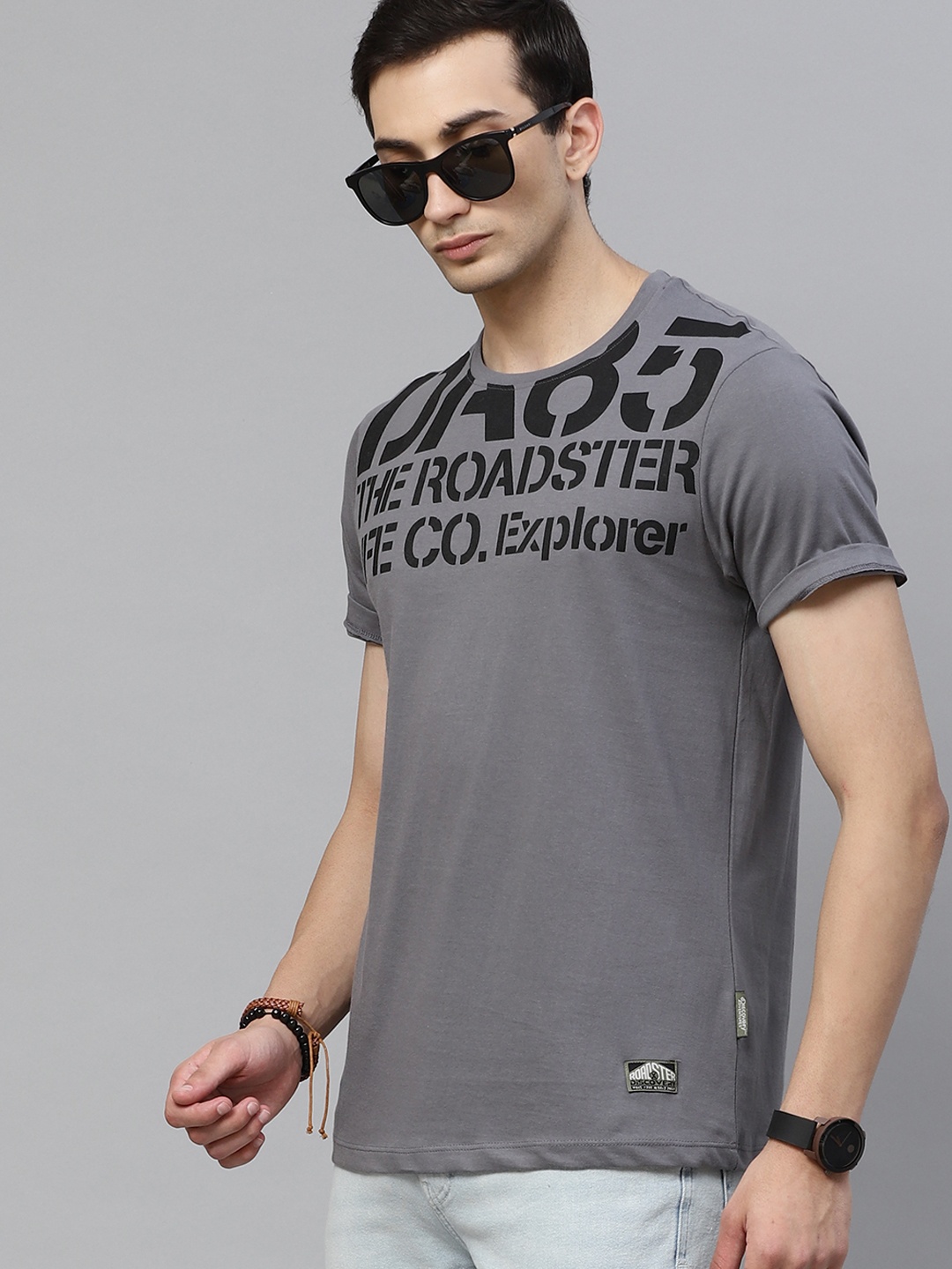 Roadster x Discovery Adventures Men Grey Cotton Printed Pure Cotton T-shirt With Anti Microbial Finish
Roadster x Discovery Adventures Men Grey Cotton Printed Pure Cotton T-shirt With Anti Microbial Finish
