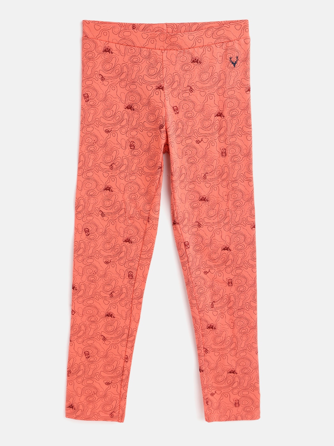 Allen Solly Junior Girls Peach-Coloured & Maroon Cotton Printed Ankle Length Leggings
Allen Solly Junior Girls Peach-Coloured & Maroon Cotton Printed Ankle Length Leggings