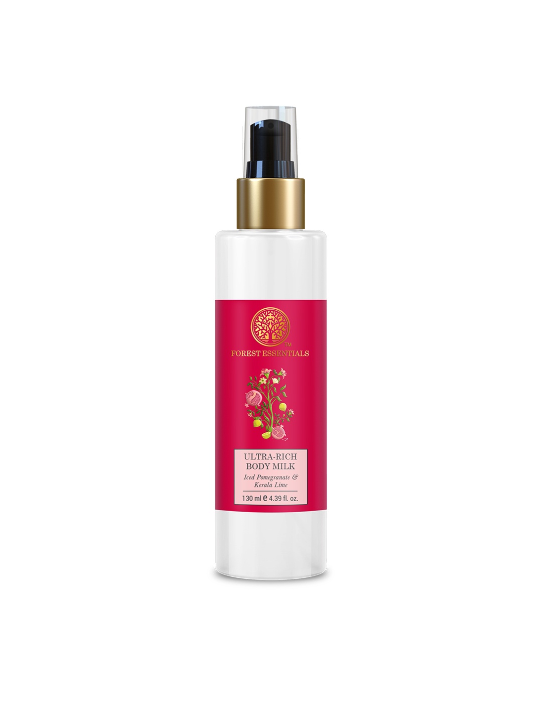 Forest Essentials Ultra-Rich Body Milk Iced Pomegranate & Kerala Lime Body Lotion - 130ml, Red
Forest Essentials Ultra-Rich Body Milk Iced Pomegranate & Kerala Lime Body Lotion - 130ml, Red