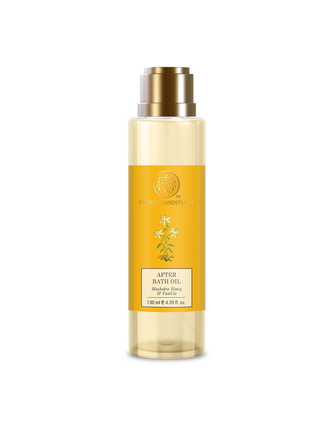 Forest Essentials After Bath Moisturizing Shower Oil with Mashobra Honey & Vanilla - 130ml, Mustard
Forest Essentials After Bath Moisturizing Shower Oil with Mashobra Honey & Vanilla - 130ml, Mustard