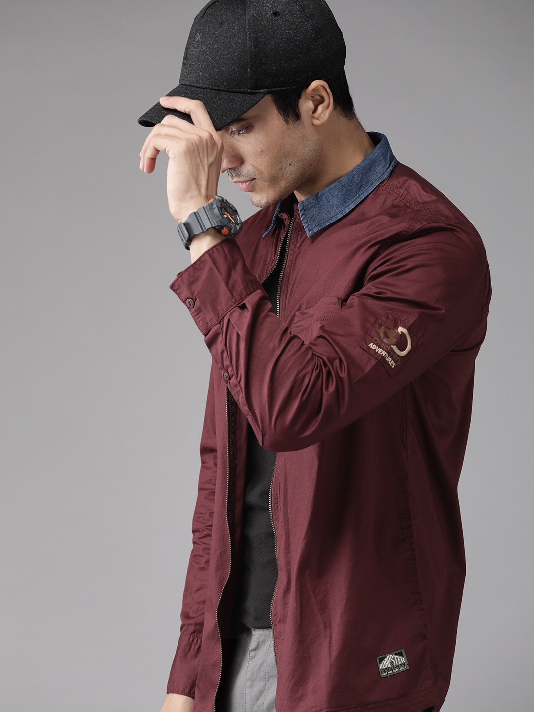 Roadster X Discovery Adventures Men Maroon Opaque Stay Dry Overshirt with Spec Cleaner
Roadster X Discovery Adventures Men Maroon Opaque Stay Dry Overshirt with Spec Cleaner