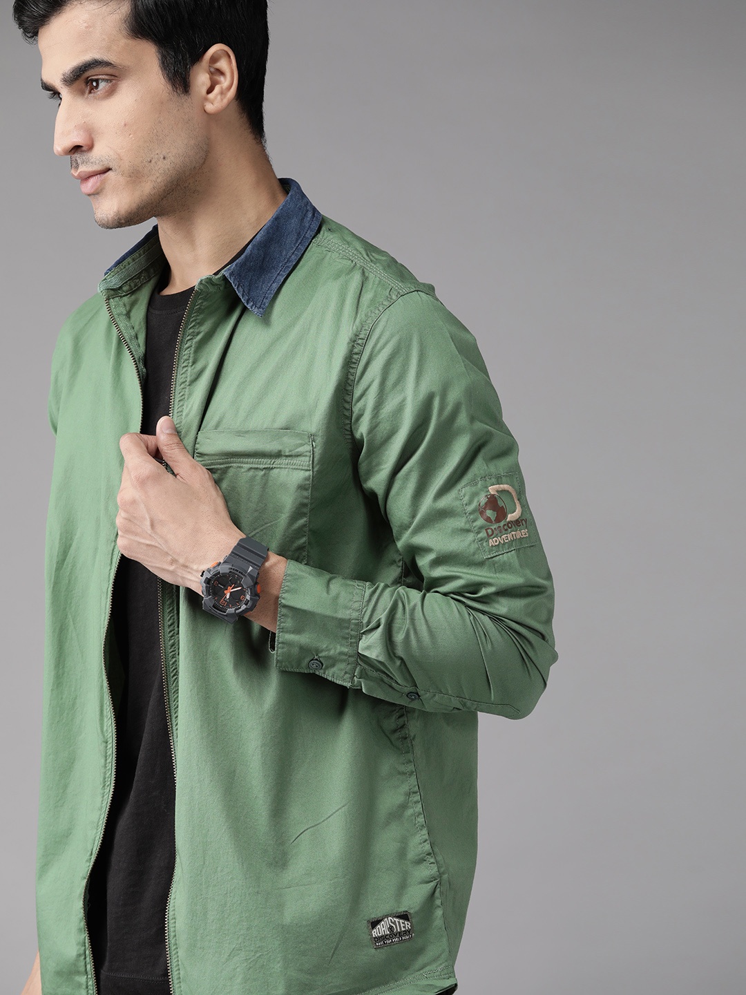 Roadster X Discovery Adventures Men Green Opaque Stay Dry Overshirt with Spec Cleaner
Roadster X Discovery Adventures Men Green Opaque Stay Dry Overshirt with Spec Cleaner