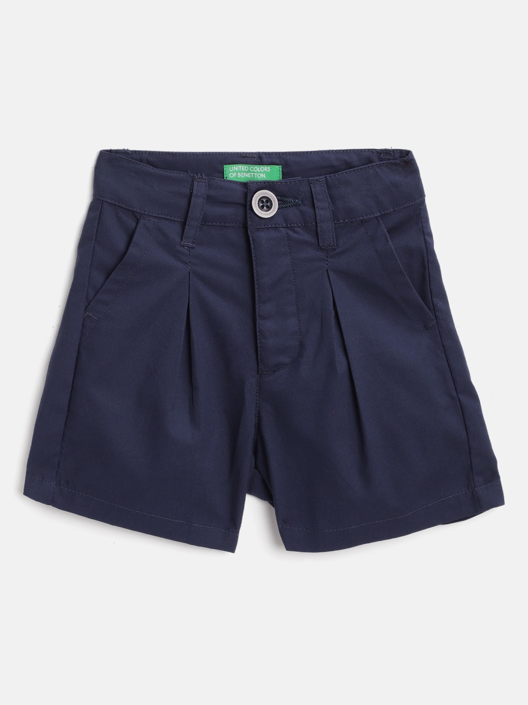 United Colors of Benetton Girls Navy Blue Solid Regular Fit Pleated Detail Cotton Shorts
United Colors of Benetton Girls Navy Blue Solid Regular Fit Pleated Detail Cotton Shorts