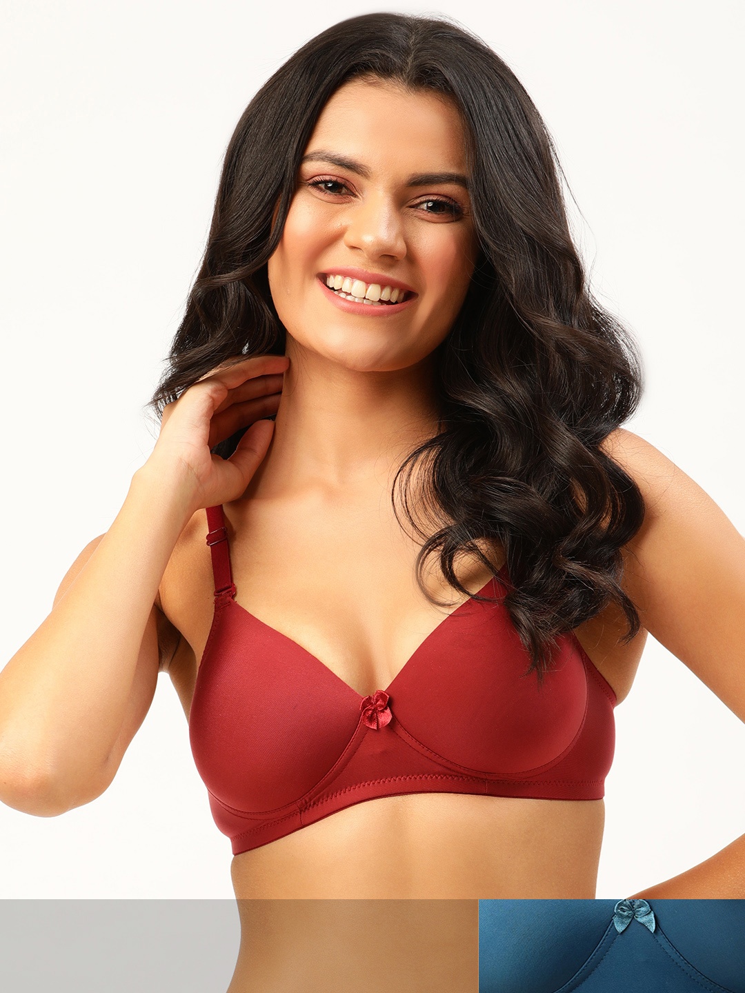 DressBerry Women Pack of 2 Solid Underwired Lightly Padded Everyday Bras DB-PM-NWP-040, Teal
DressBerry Women Pack of 2 Solid Underwired Lightly Padded Everyday Bras DB-PM-NWP-040, Teal