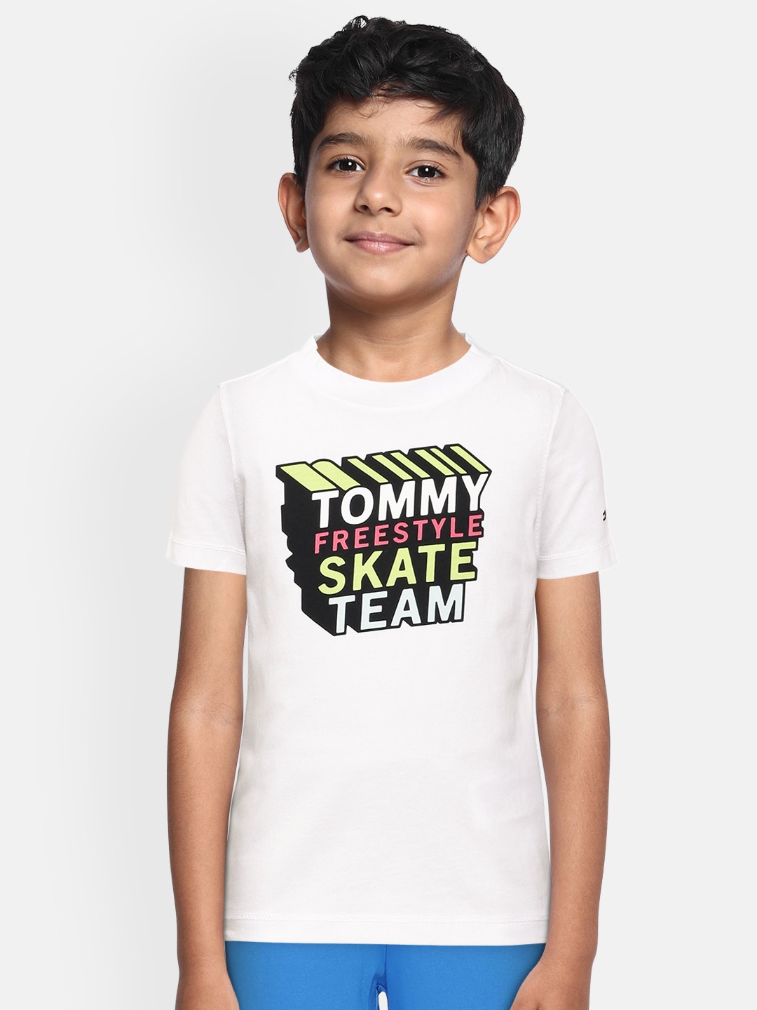Tommy Hilfiger Boys White Printed LB TH COOL LOGO Round Neck Pure Organic Cotton T-shirt
Tommy Hilfiger Boys White Printed LB TH COOL LOGO Round Neck Pure Organic Cotton T-shirt