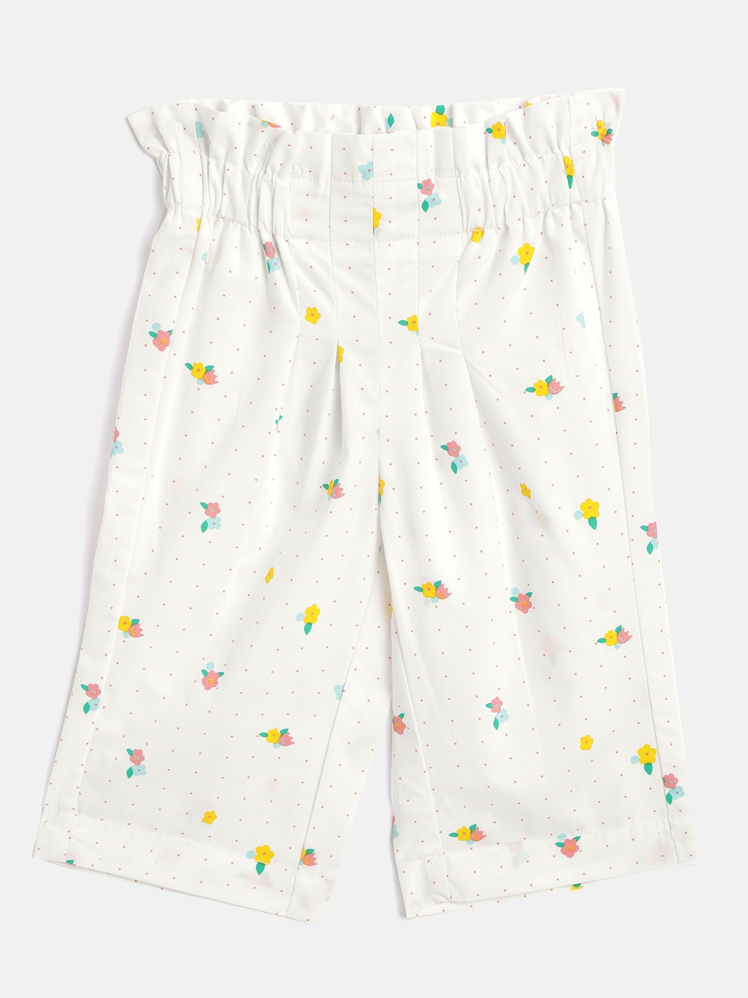 United Colors of Benetton Girls White & Pink Pure Cotton Floral Printed Parallel Trousers
United Colors of Benetton Girls White & Pink Pure Cotton Floral Printed Parallel Trousers
