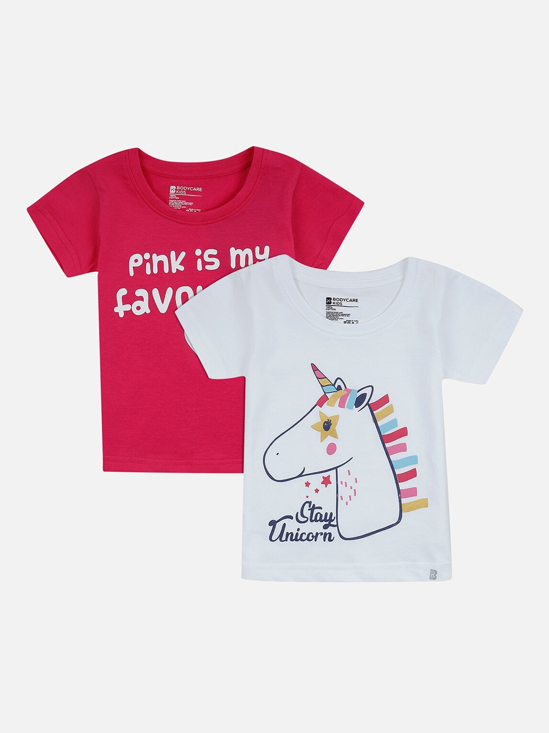 Bodycare Kids Girls Fuchsia & White Set of 2 Printed Round Neck Antimicrobial T-shirt
Bodycare Kids Girls Fuchsia & White Set of 2 Printed Round Neck Antimicrobial T-shirt
