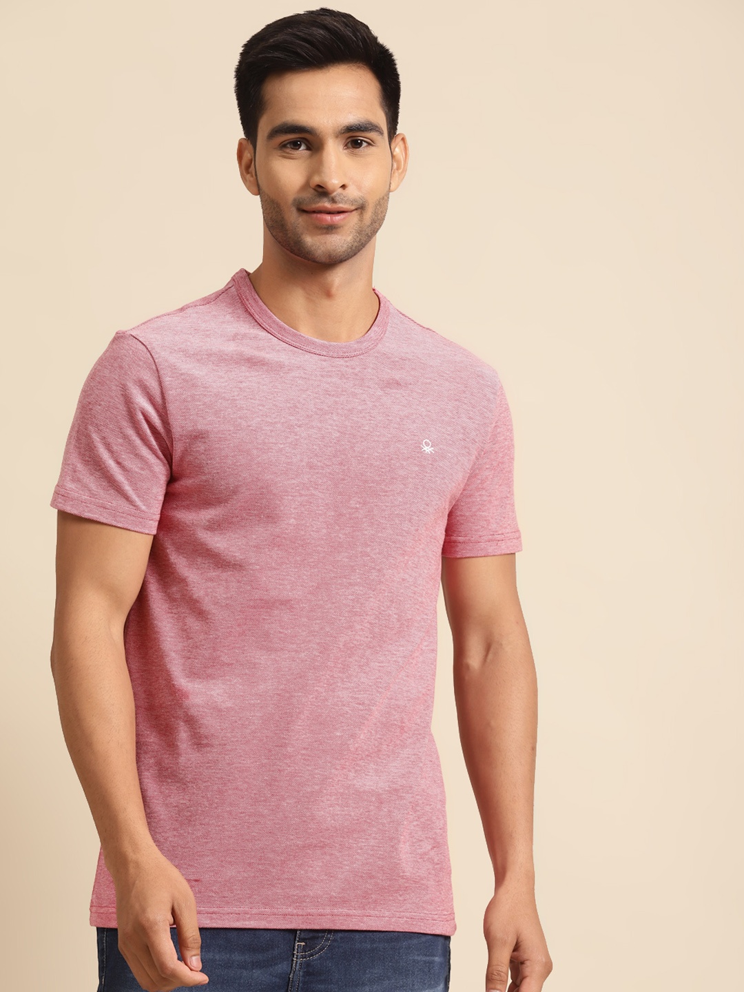 United Colors of Benetton Men Red Cotton Anti-Viral Sustainable Solid Round Neck T-shirt
United Colors of Benetton Men Red Cotton Anti-Viral Sustainable Solid Round Neck T-shirt