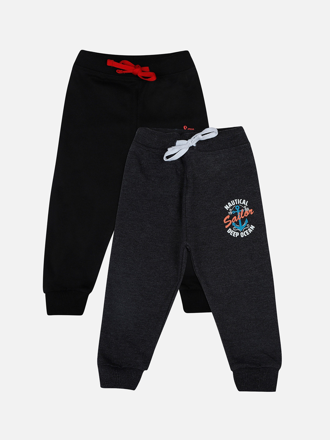 Bodycare Kids Boys Pack Of 2 Solid Slim-Fit Anti-Microbial Joggers, Black 
Bodycare Kids Boys Pack Of 2 Solid Slim-Fit Anti-Microbial Joggers, Black