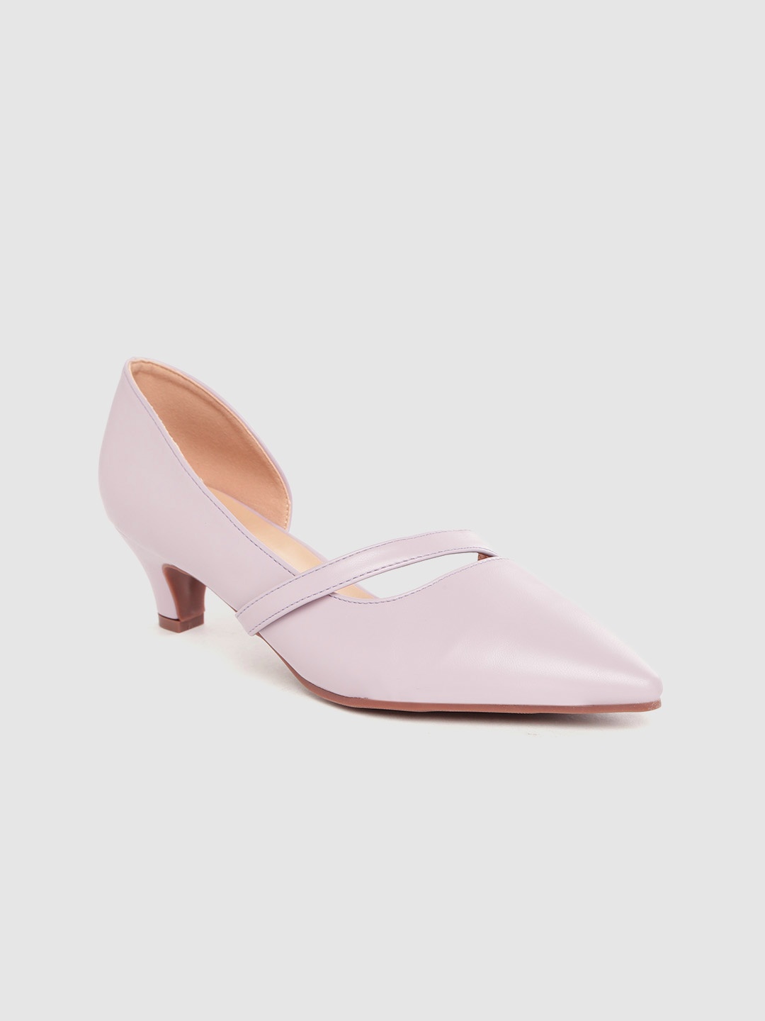 Allen Solly Women Lilac Solid Pumps, Lavender