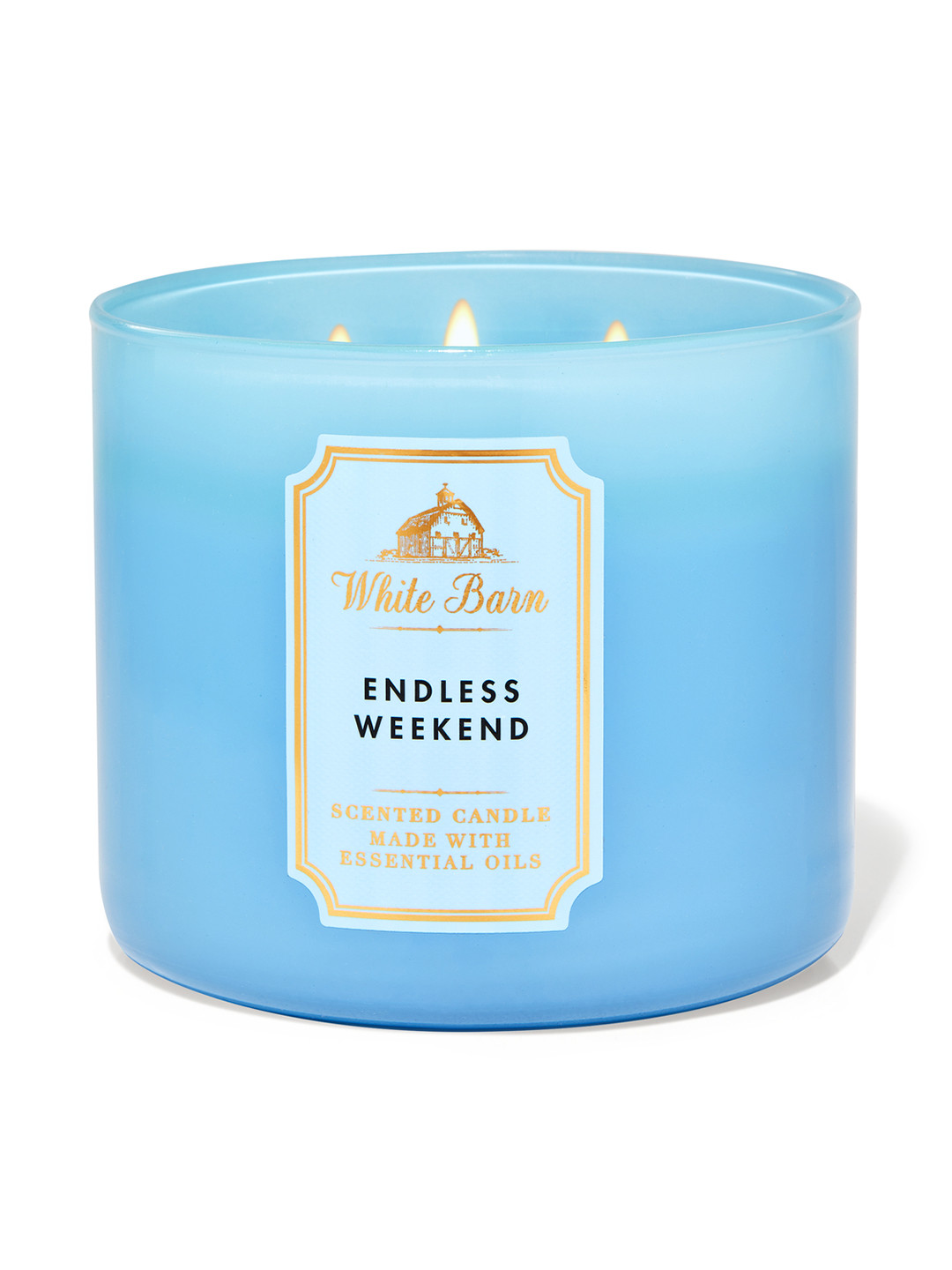 Bath & Body Works Endless Weekend 3-Wick Candle - 411g, Blue
Bath & Body Works Endless Weekend 3-Wick Candle - 411g, Blue