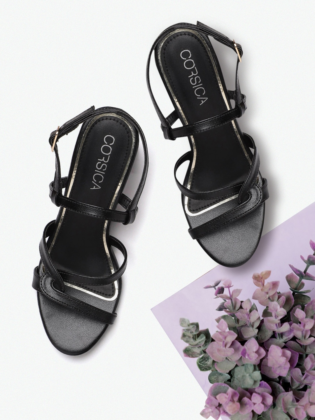 CORSICA Women Black Block Solid Block Heels