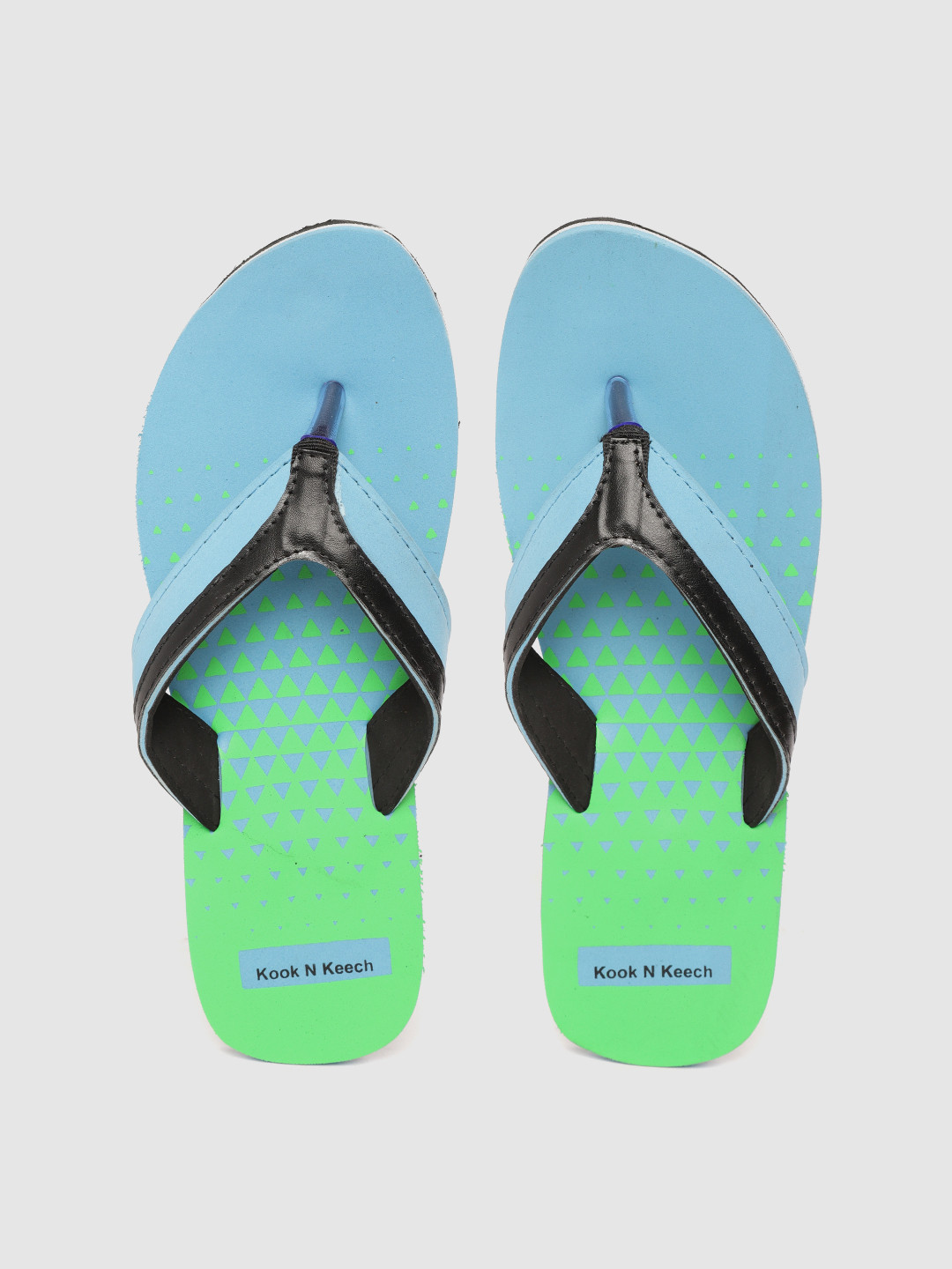 Kook N Keech Women Blue & Black Striped Thong Flip-Flops 
Kook N Keech Women Blue & Black Striped Thong Flip-Flops