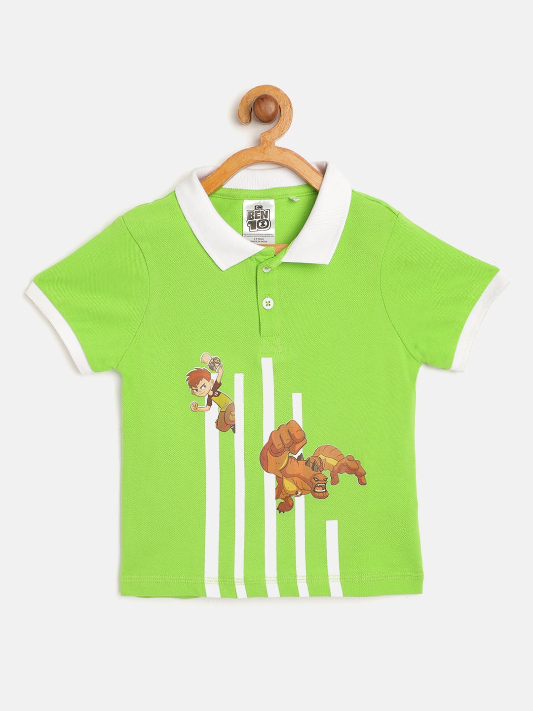 toothless Boys Green White Ben 10 Humungousaur Print Pure Cotton Polo Collar Pure Cotton T-shirt
toothless Boys Green White Ben 10 Humungousaur Print Pure Cotton Polo Collar Pure Cotton T-shirt