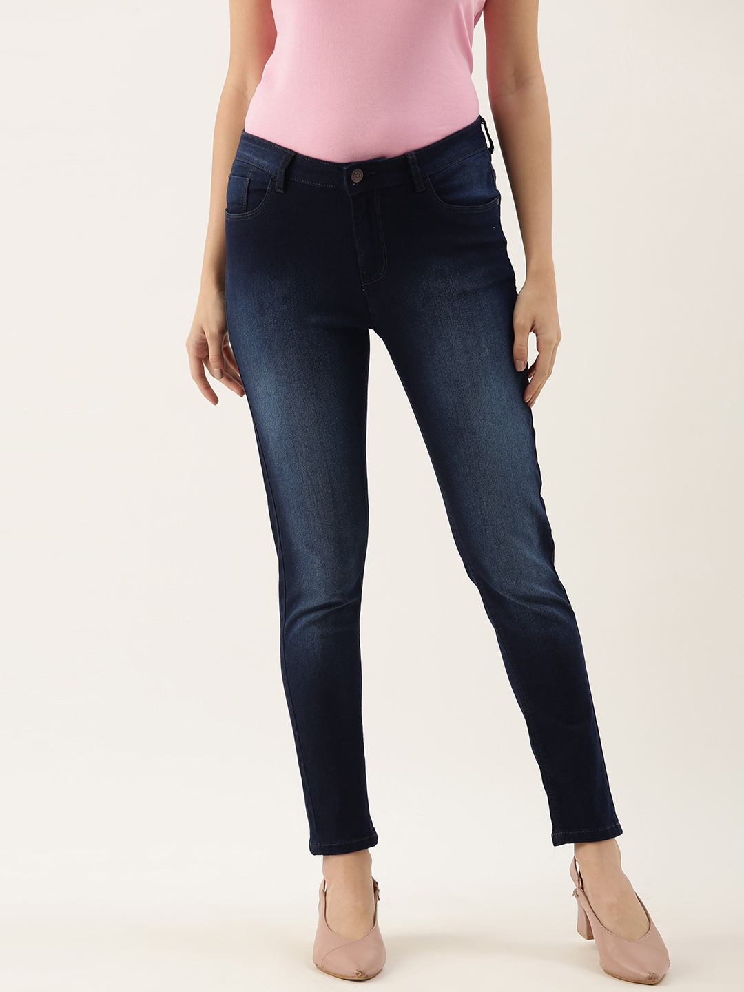 Flying Machine Women Navy Blue Veronica Skinny Fit Mid-Rise Clean Look Stretchable Jeans
Flying Machine Women Navy Blue Veronica Skinny Fit Mid-Rise Clean Look Stretchable Jeans