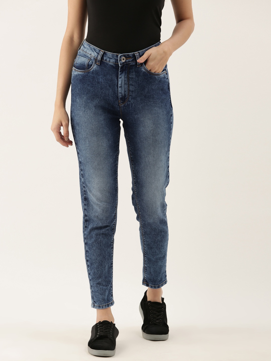 Flying Machine Women Blue Veronica Skinny Fit High-Rise Clean Look Stretchable Jeans
Flying Machine Women Blue Veronica Skinny Fit High-Rise Clean Look Stretchable Jeans