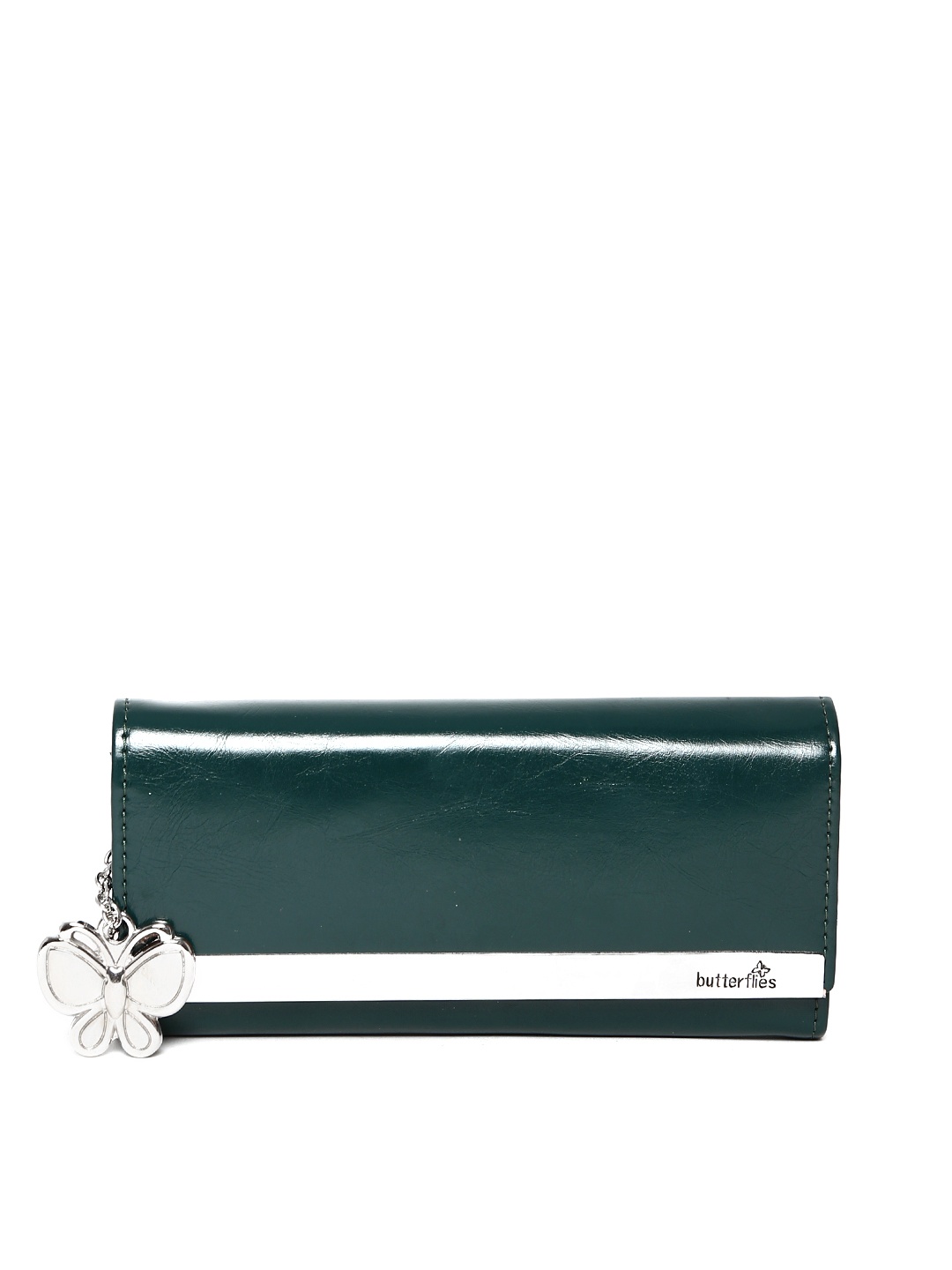 Butterflies Women Dark Green Wallet