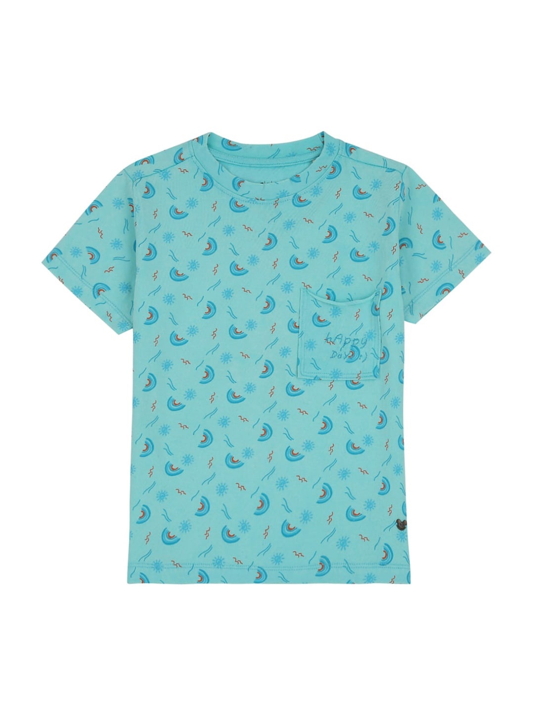 Ed-a-Mamma Boys Turquoise Blue Printed Round Neck Cotton Sustainable Pure Cotton T-shirt
Ed-a-Mamma Boys Turquoise Blue Printed Round Neck Cotton Sustainable Pure Cotton T-shirt