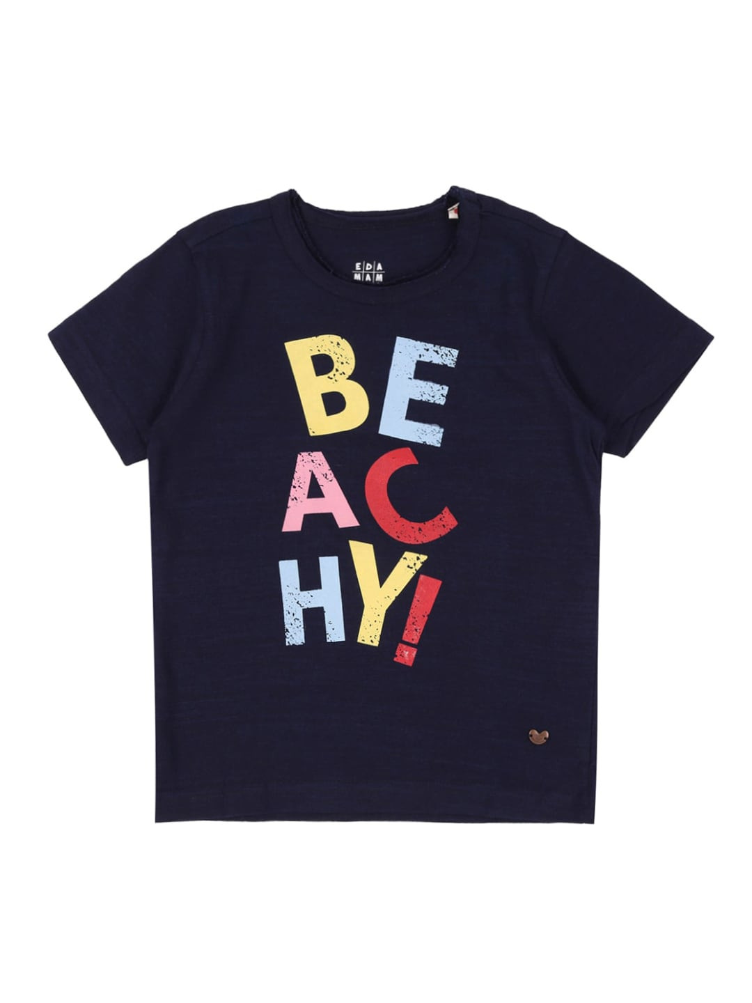 Ed-a-Mamma Boys vy Blue Red Printed Round Neck Pure Cotton Sustainable Pure Cotton T-shirt, Navy blue
Ed-a-Mamma Boys vy Blue Red Printed Round Neck Pure Cotton Sustainable Pure Cotton T-shirt, Navy blue