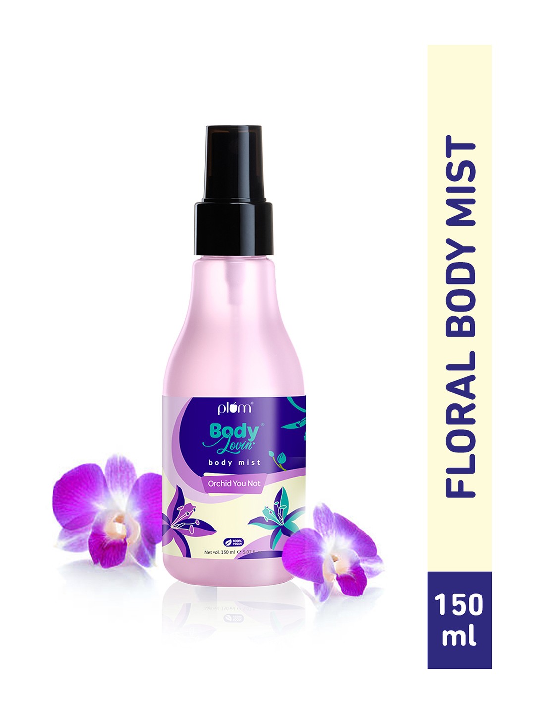 Plum Women BodyLovin' Orchid-You-Not Long Lasting Fresh Floral Fragrance Body Mist - 150ml, Purple
Plum Women BodyLovin' Orchid-You-Not Long Lasting Fresh Floral Fragrance Body Mist - 150ml, Purple