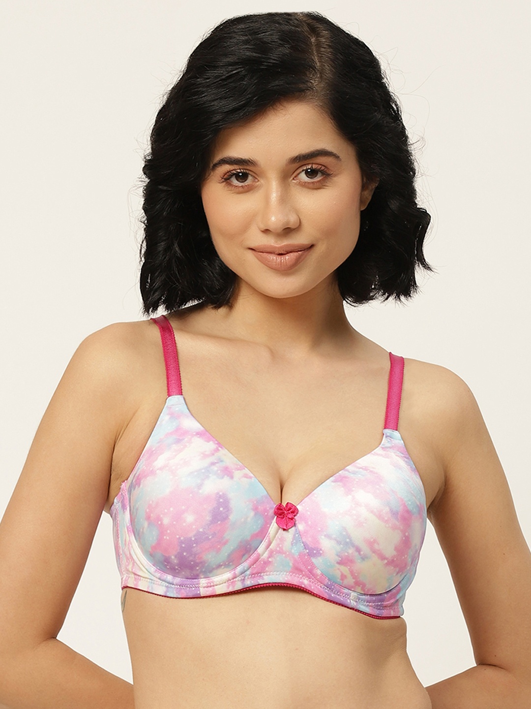 DressBerry Pink & Purple Abstract Printed Underwired Lightly Padded T-shirt Bra 11883088
DressBerry Pink & Purple Abstract Printed Underwired Lightly Padded T-shirt Bra 11883088