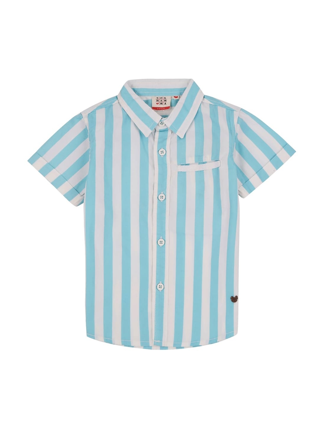 Ed-a-Mamma Boys Turquoise Blue & White Regular Fit Striped Cotton Casual Sustainable Shirt
Ed-a-Mamma Boys Turquoise Blue & White Regular Fit Striped Cotton Casual Sustainable Shirt