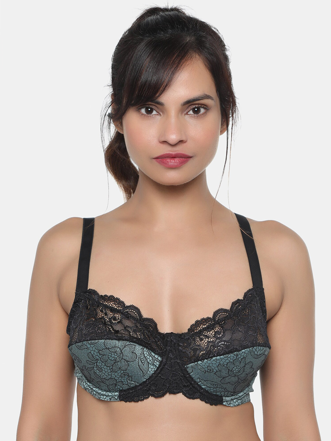 miorre Green & Black Lace Non-Wired Non Padded T-shirt Bra BR02-093009
miorre Green & Black Lace Non-Wired Non Padded T-shirt Bra BR02-093009
